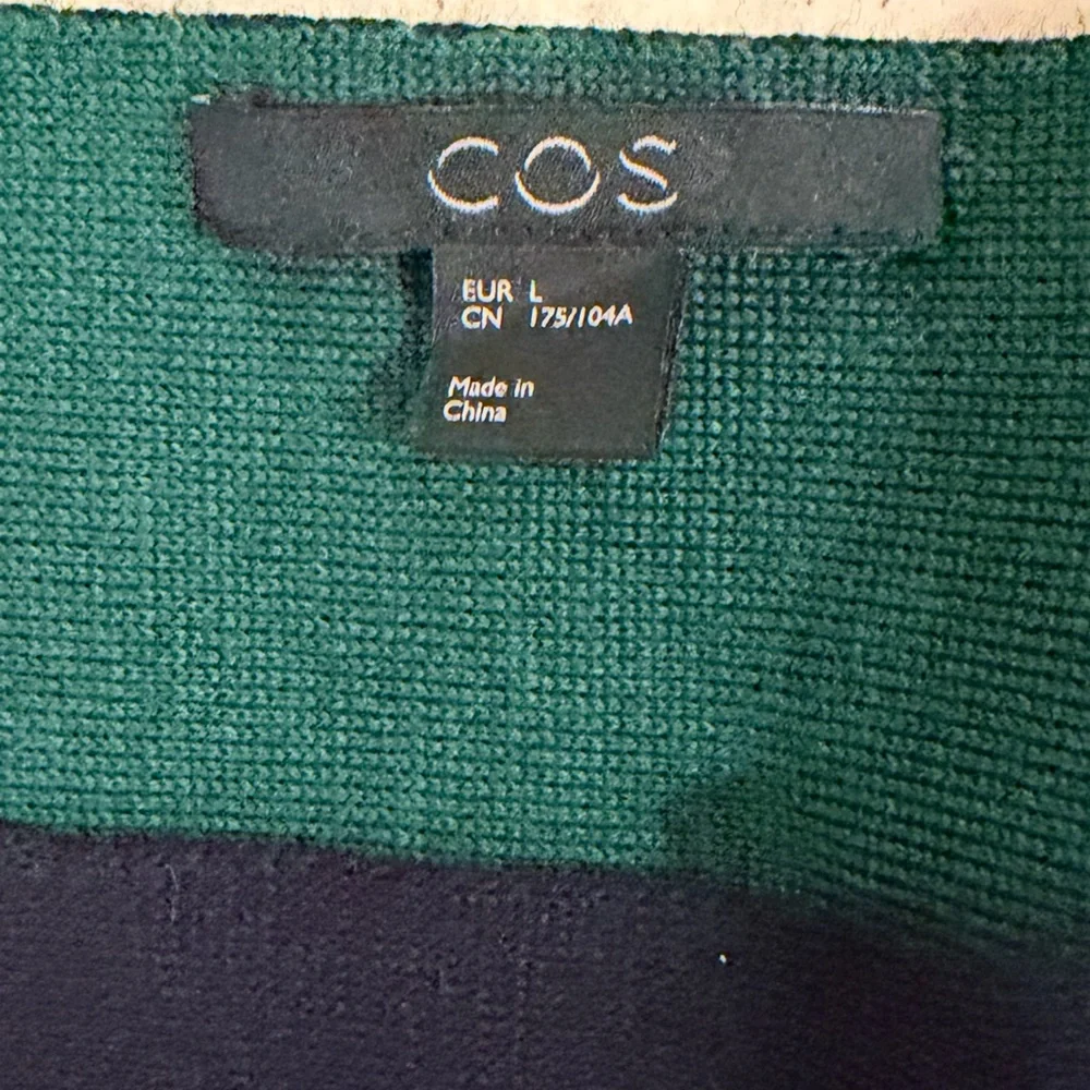 COS Navy Wool Long Sleeve Sweater NWOT - Picture 4 of 6